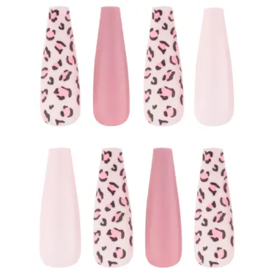 Set press on tipsi CALA Pink Cheetah