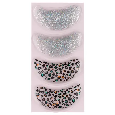 Gel jastučići za predeo ispod očiju - Glitter and Animal Print