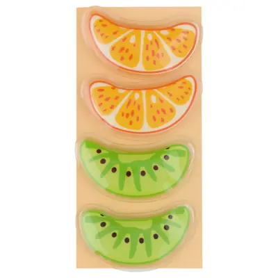 Gel jastučići za predeo ispod očiju - narandža i kivi