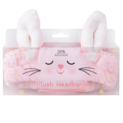 Plišana traka za kosu - Pink Bunny