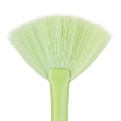 Lepezasta četkica za hajlajter - zelena BLSH464