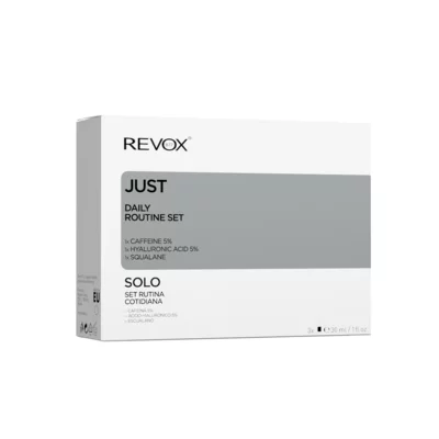 Set seruma za lice - Just kofein 5%, hijaluronska kiselina 5% i skvalan