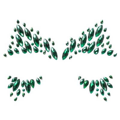 Set samolepljivih ukrasa za lice MAKEUP REVOLUTION Halloween DC Poison Ivy