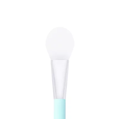 Silikonska četkica za nanošenje maske - zaobljen vrh - Mint