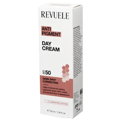 Dnevna krema za lice REVUELE Anti Pigment SPF 50