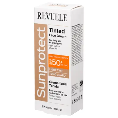 Tonirana krema za lice REVUELE Sunprotect Light Tint SPF 50+