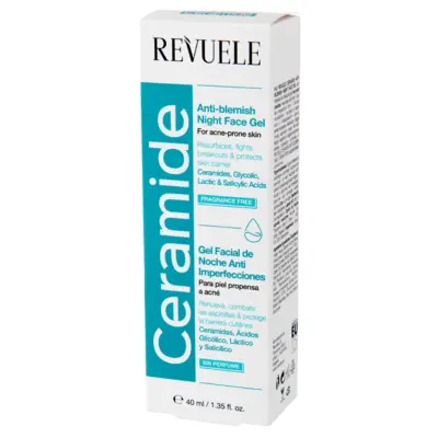 Noćni gel za lice REVUELE Ceramide Anti-Blemish