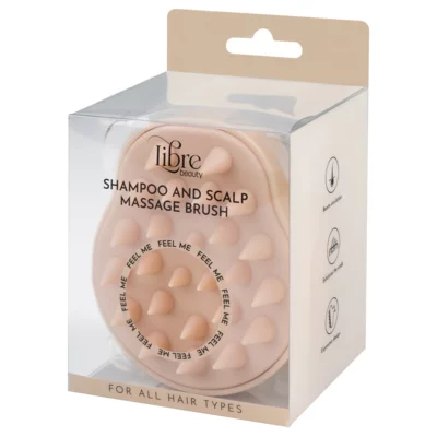 Četka za šamponiranje kose i masažu skalpa - Bež