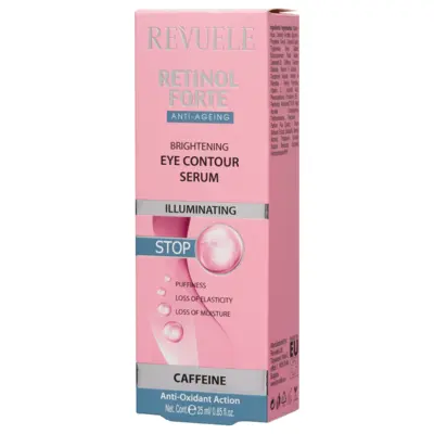 Serum za negu kože oko očiju REVUELE Retinol Forte kofein
