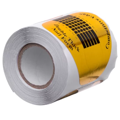 Samolepljivi papirni šabloni za izlivanje noktiju NF-2 zlatni 100/1