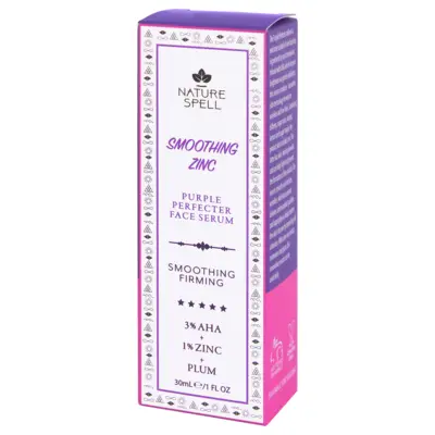 Serum za zaglađivanje kože lica NATURE SPELL 3% AHA + 1% Cink
