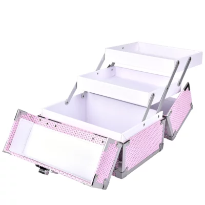 Kozmetički kofer - gliter GLX1286 - Roze