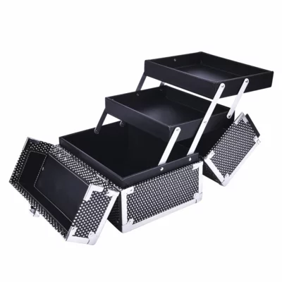 Kozmetički kofer - gliter GLX1286 - Crni