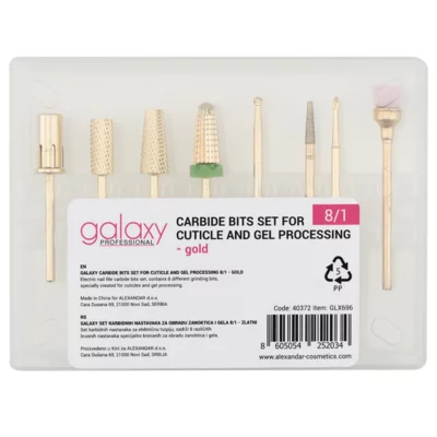 Set karbidnih nastavaka za električnu turpiju - Gold