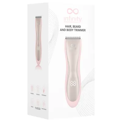 Bežični trimer za kosu, bradu i telo sa LED displejem - INF483