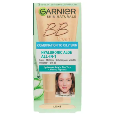 BB krema za masnu kožu lica GARNIER SPF25 - Light