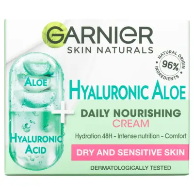 Hranljiva krema za lice GARNIER Hyaluronic Aloe