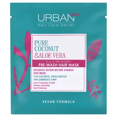 Pre-Wash Hair Mask for Coloured and Damaged Hair - Coconut & Aloe Vera