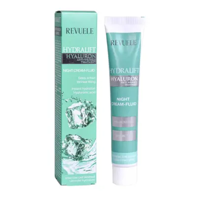 Noćna krema-fluid sa hijaluronskom kiselinom REVUELE Hydralift Hyaluron