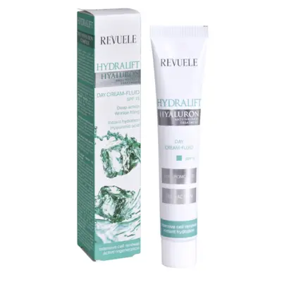 Dnevna krema-fluid sa hijaluronskom kiselinom REVUELE Hydralift Hyaluron