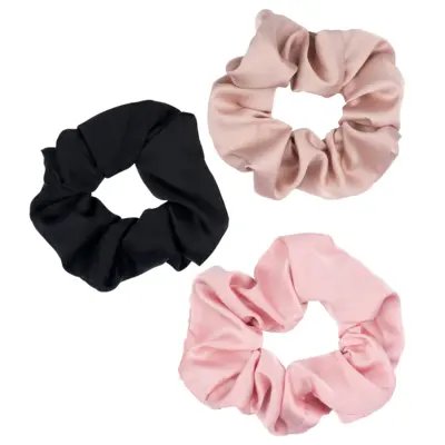 Satenske gumice za kosu 3/1 - Scrunchies - Višebojne