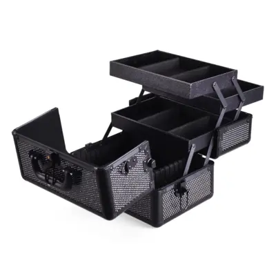 Kozmetički kofer - gliter GLX1432 - Crni