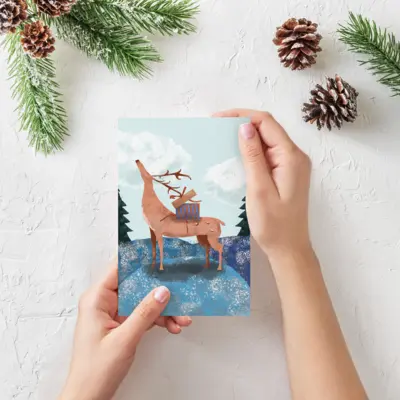 Novogodišnja čestitka - irvas