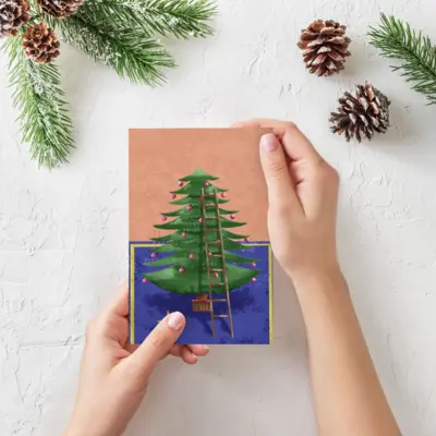 Novogodišnja čestitka - jelka