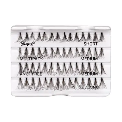 Individualne trepavice bez čvorića - Ultra Black 558