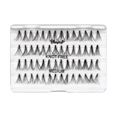 Individualne trepavice bez čvorića - Ultra Black 554