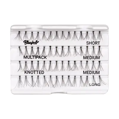 Set individualnih trepavica - Natural Multipack Knotted