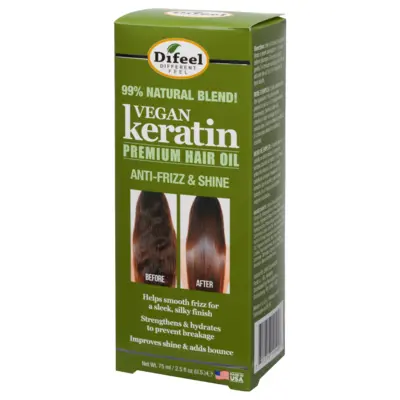 Ulje za kosu DIFEEL Anti-frizz Vegan Keratin 75ml
