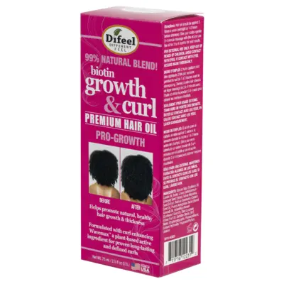 Ulje za rast kovrdžave kose DIFEEL Biotin Growth & Curl 75ml