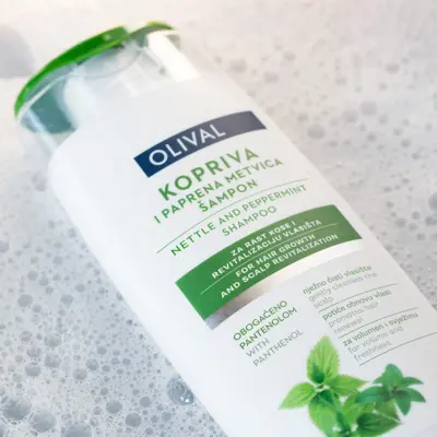 Šampon za rast kose - kopriva i pepermint