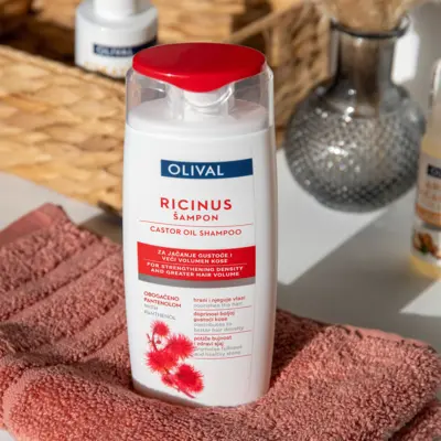 Šampon za volumen i jačanje kose - ricinus
