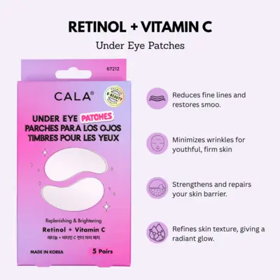 Gel jastučići za predeo oko očiju - retinol i vitamin C