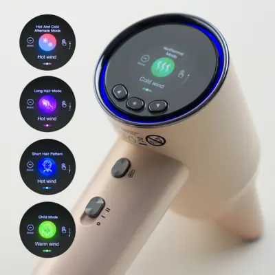 Fen za kosu sa LCD ekranom - Pink Breeze