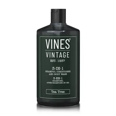 3-in-1 Shampoo, Conditioner and Body Wash – Tea Tree Oil 500 ml
