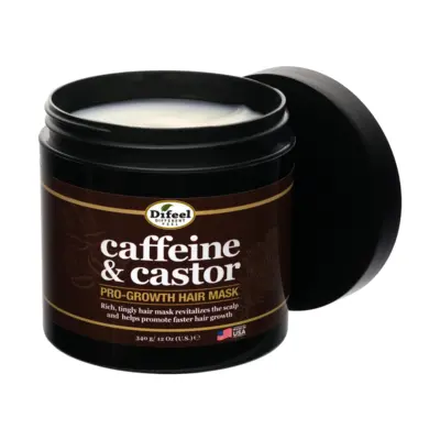 Maska za brži rast kose - kofein i ricinusovo ulje - 340 g