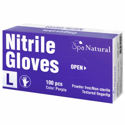 Disposable Nitrile Gloves - Purple