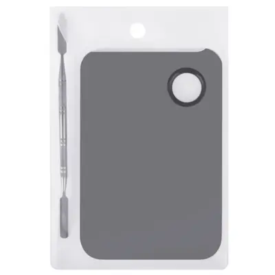 Metalna paleta za boje i špatula