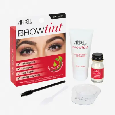 Set za farbanje obrva - Soft Black