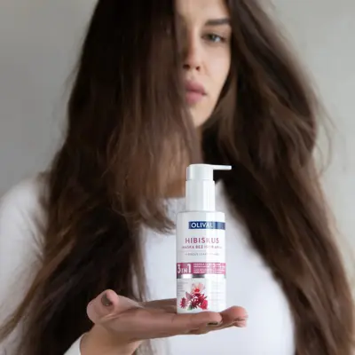 Maska za kosu bez ispiranja - hibiskus 150 ml
