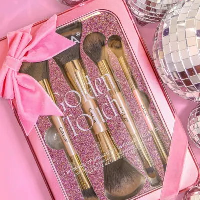 Set četkica za šminkanje - Golden Touch