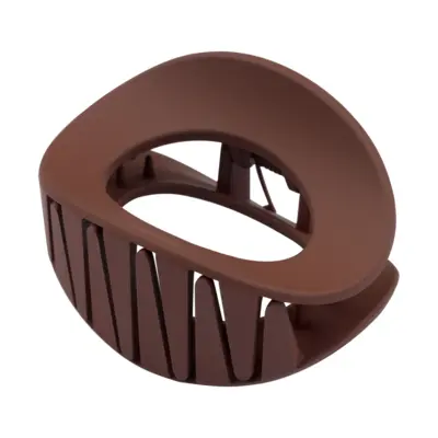 Šnala za kosu - Oval - Braon