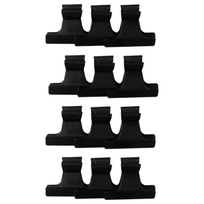 Hair Clips - Medium Black 12/1