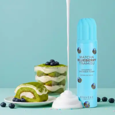 Pena za tuširanje - Matcha Blueberry Tiramisu 250 ml