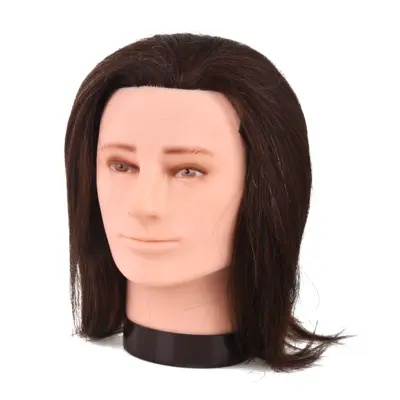 Training Head with Natural Hair - Gentleman 35 cm
